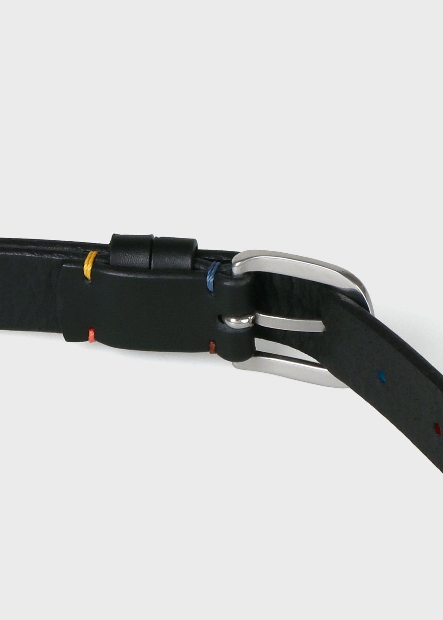 カラーステッチ エンボスロゴ ベルト ｜ポール・スミス