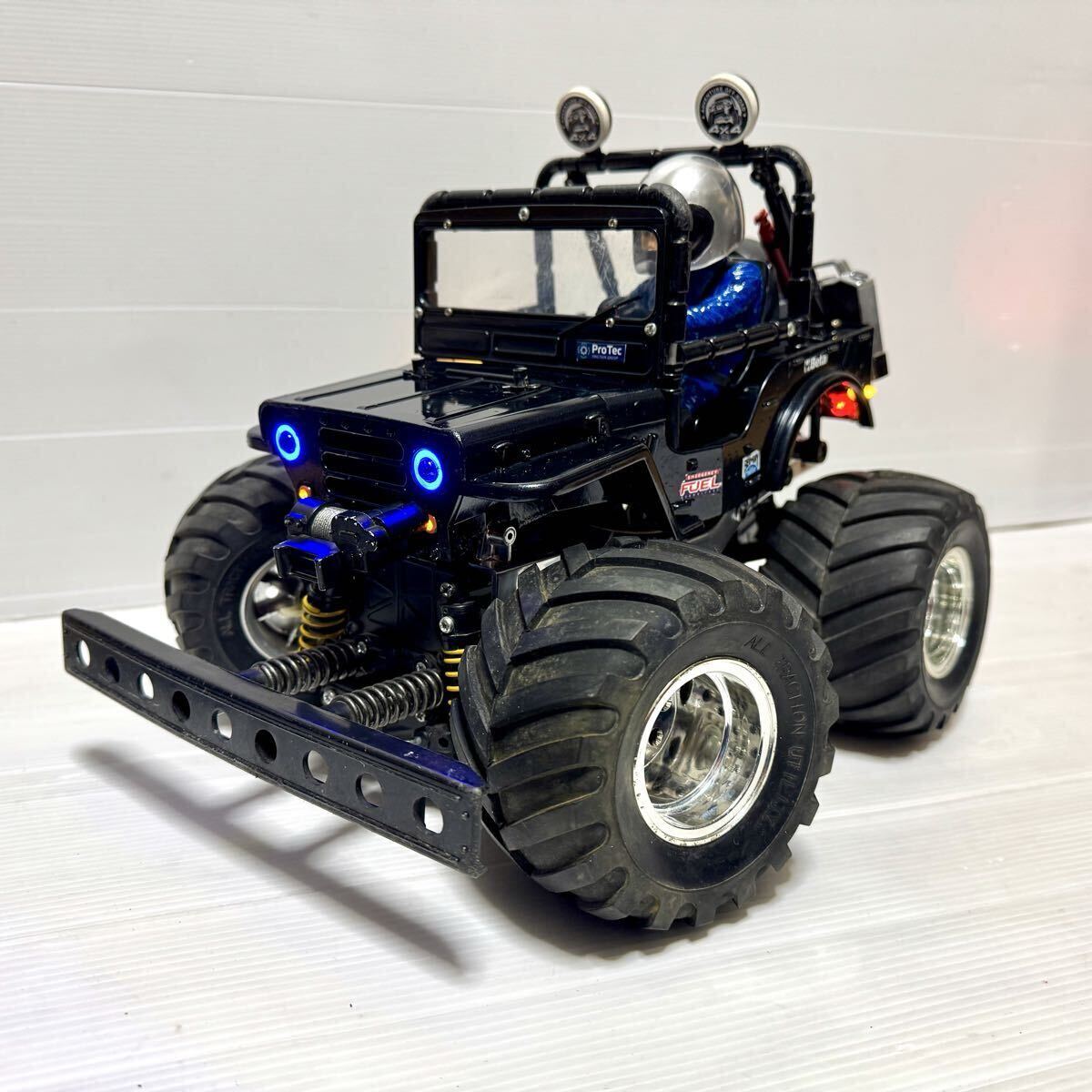 Yahoo!オークション -「タミヤワイルドウイリー2」(完成品（電動