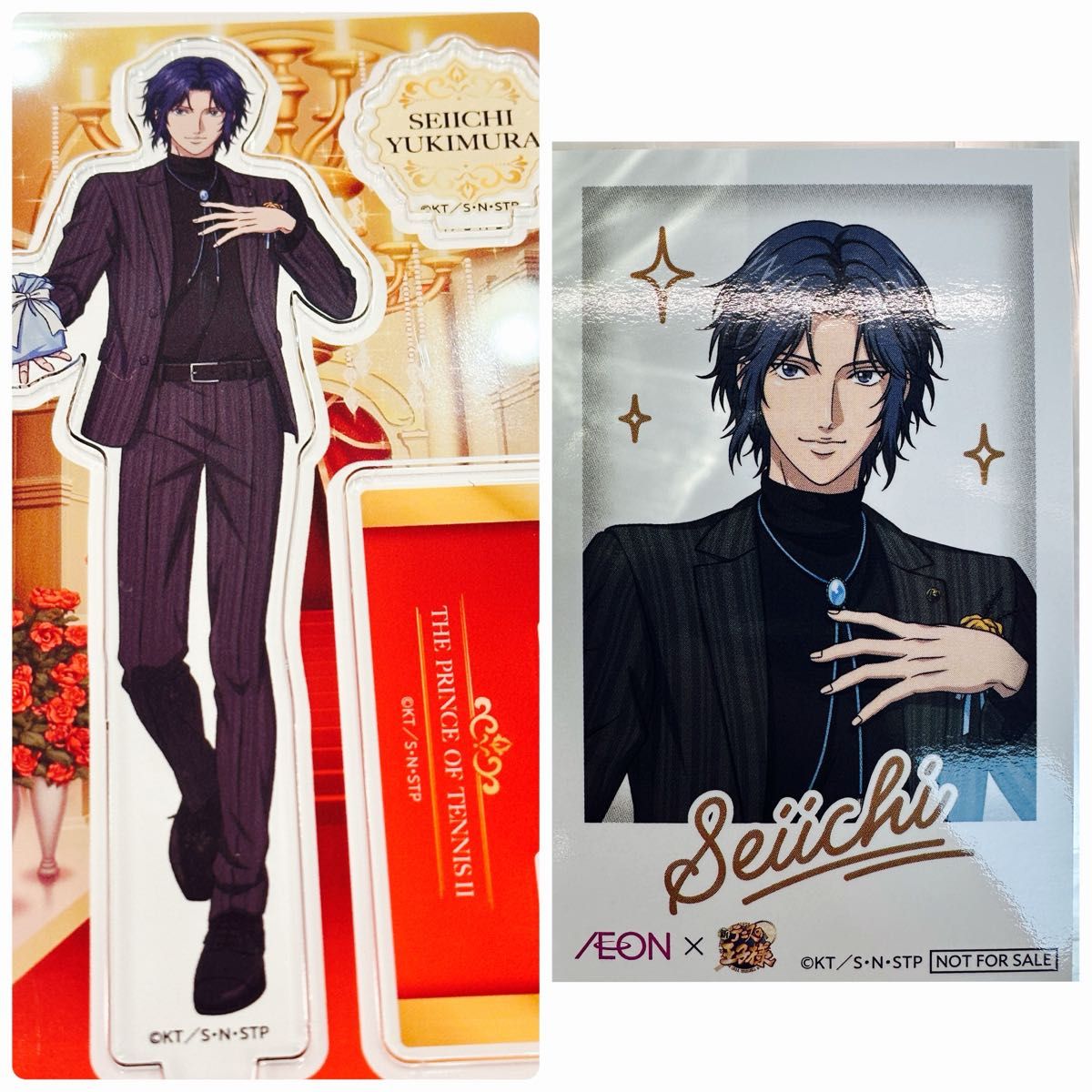 2点】幸村精市 アクリルスタンド チェキ風カード テニスの王子様