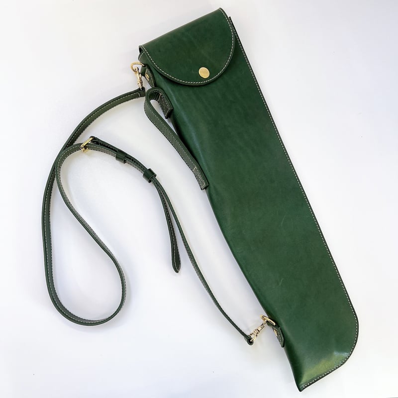 譜面台ケース 高級姫路レザー製【グリーン】 | イストファクトリー