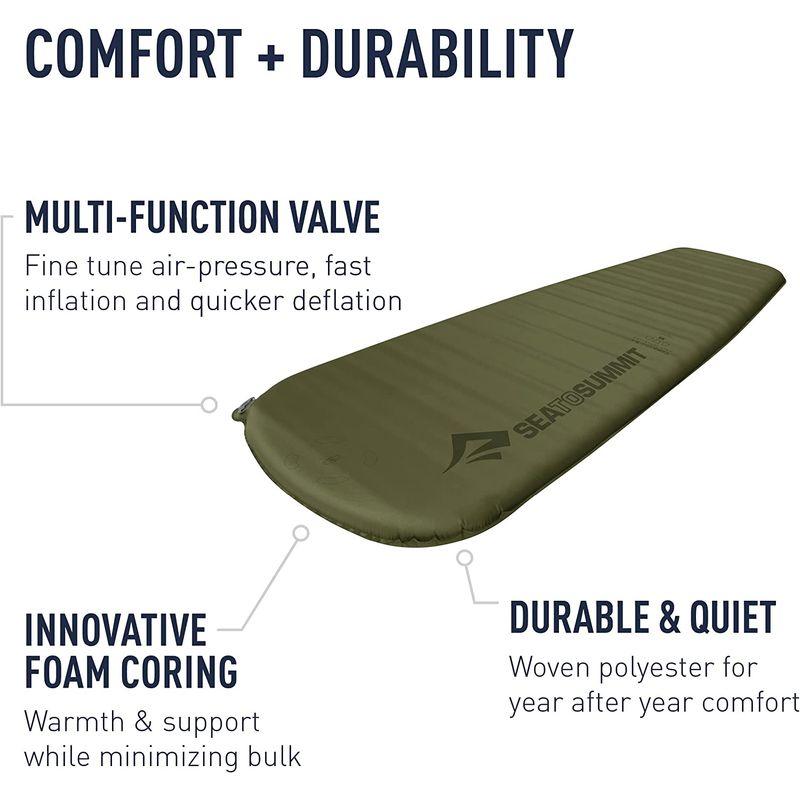 シートゥーサミット（SEA TO SUMMIT）キャンププラスS.Iマット モス