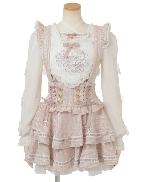 はしごリボンツイードティアードスカパン ｜ LIZ LISA（リズリサ）公式