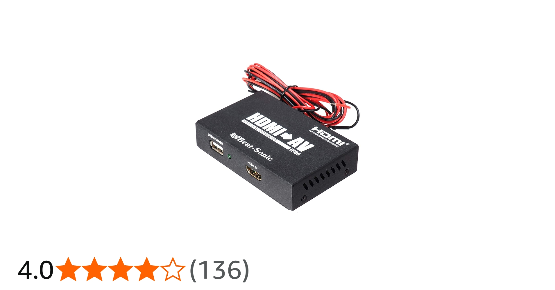 Amazon.co.jp: ビートソニック(Beat-Sonic) HDMI RCA 変換