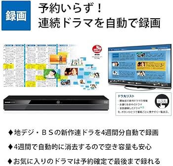 Amazon | シャープ AQUOS ブルーレイレコーダー 1TB 3チューナー BD