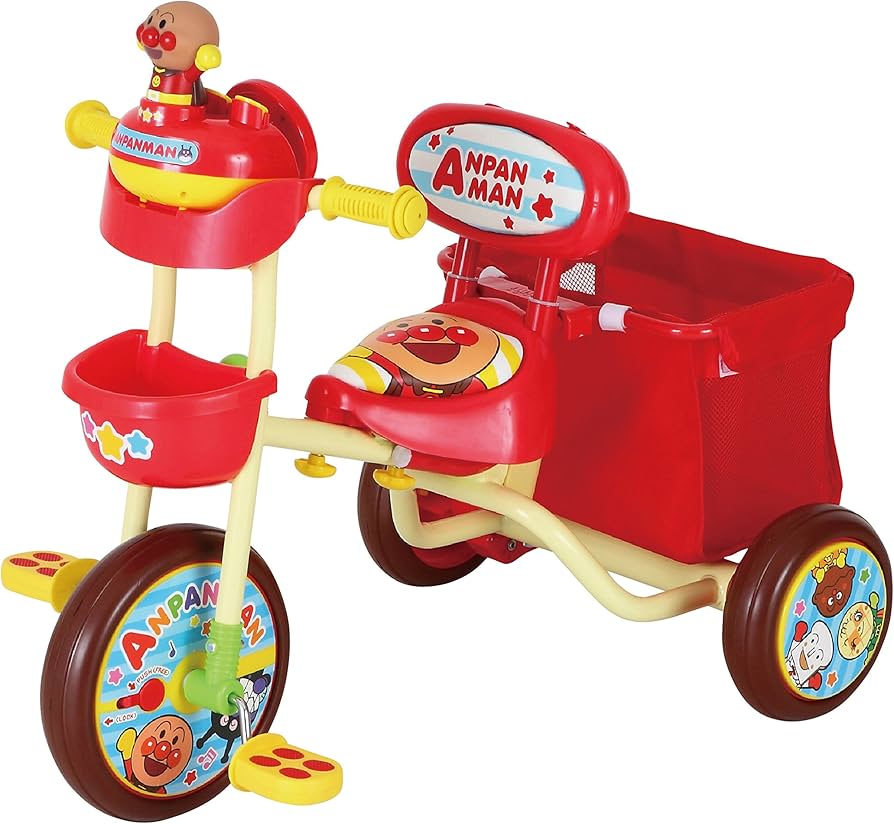 アンパンマン 三輪車 それいけ！アンパンマン デラックスII レッド 赤