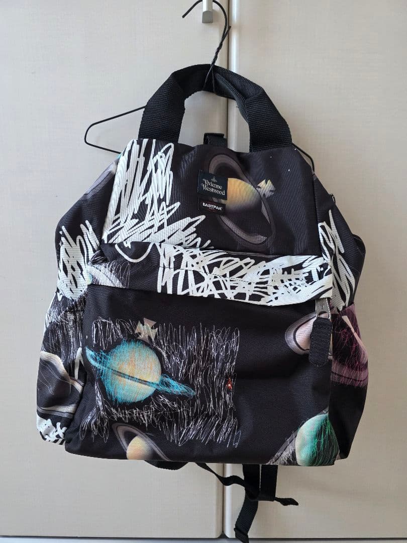Vivienne Westwood × EASTPAK 宇宙柄バックパック Vivienne Westwood Eastpak Jessica Bag Backpack space ort zip logo