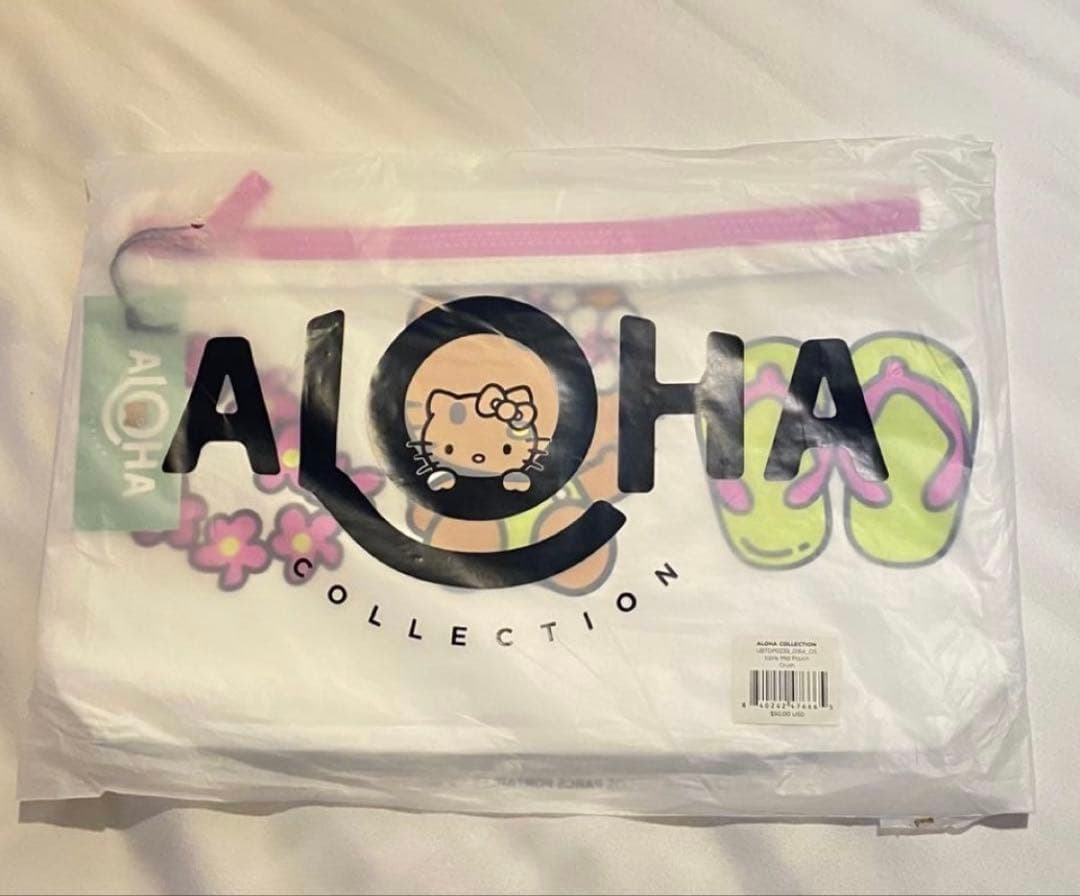 ハワイ・DFS限定】アロハコレクション×ハローキティ ポーチ - メルカリ