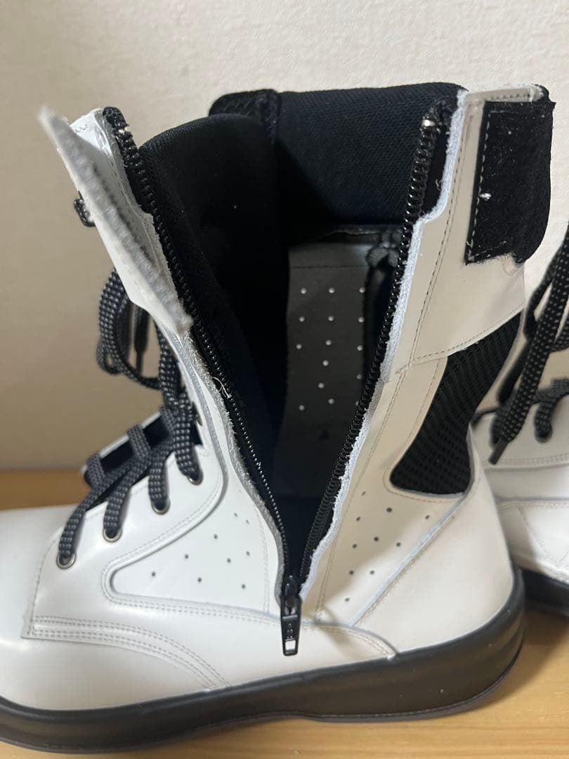 シモン simon 安全靴 WS33C 白革 25.5cm